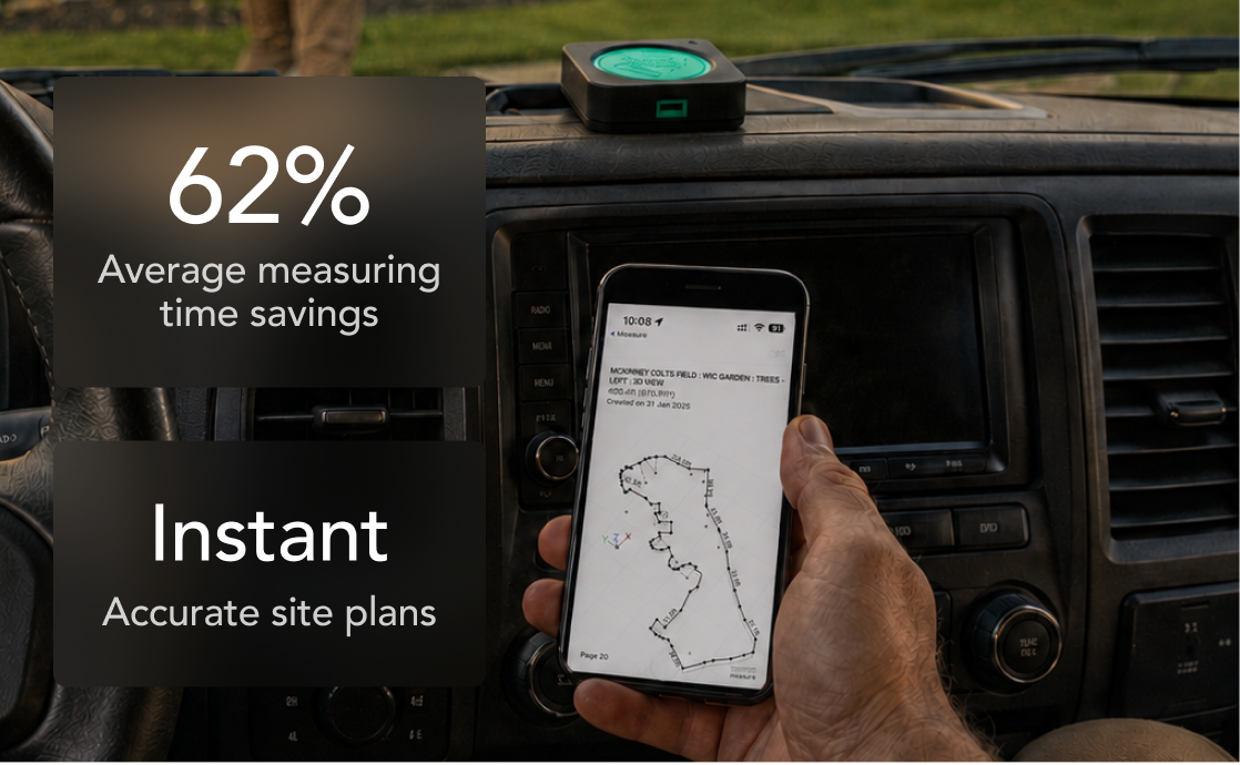 Walking a site with Moasure 2 PRO