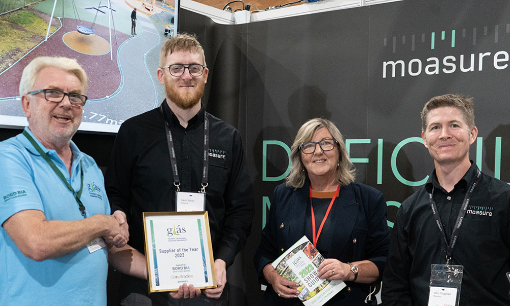Moasure wins 'Supplier of the Year' award at GLAS Ireland